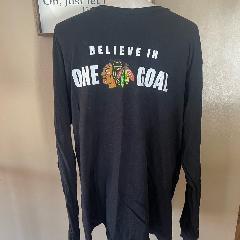 American Apparel Black Long Sleeve Top vintage Mens Xl